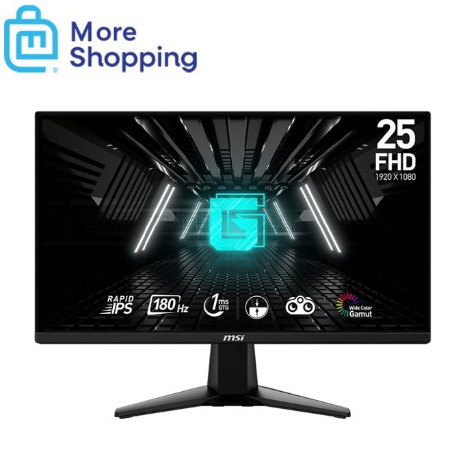 MSI G255F Monitor Gaming 24,5'',180 Hz - Black