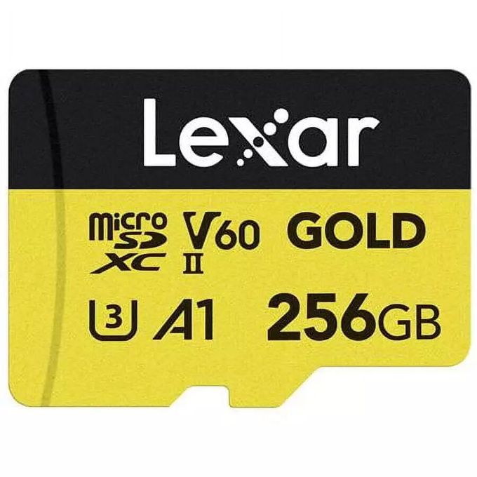 Lexar 256GB Professional Gold Micro SD Card