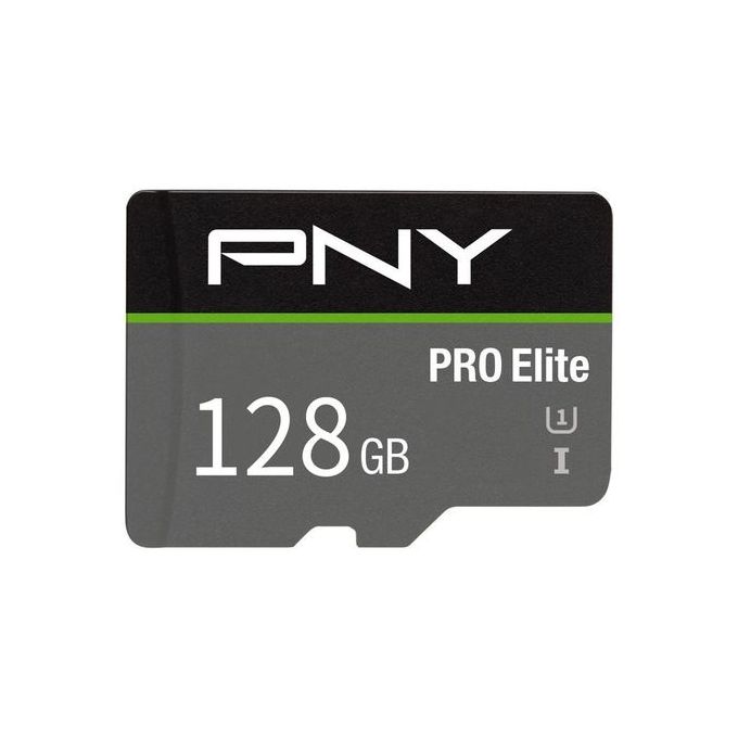 128GB - Flash Memory Card With Adapter - Black