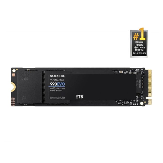 Samsung SSD 2TB 990 EVO NVMe -MZ-V9E2T0BW