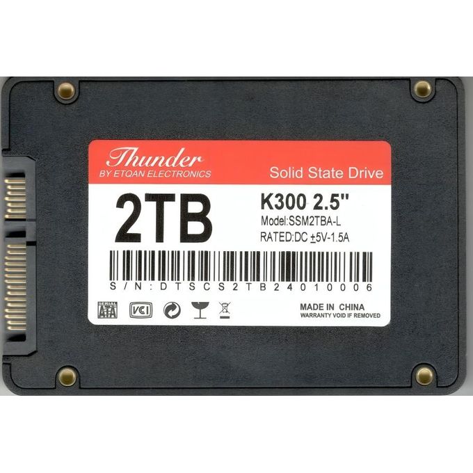 Thunder K300 2TB SATA SSD