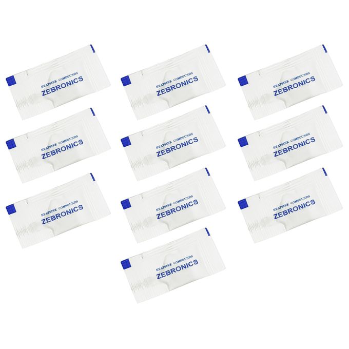 Thermal Silicone CPU Compatible Cooling Paste (10 Pieces)