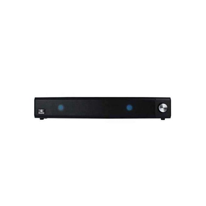 Kisonli Speaker With Colorful Light Led-909 - Black