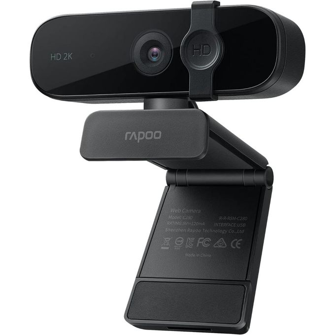 Rapoo C280 - 2K HD USB2.0 Mic Rotatable Webcam